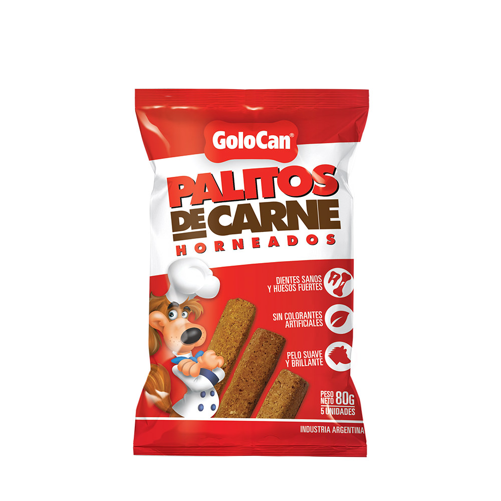 Palitos de Carne x 80g.